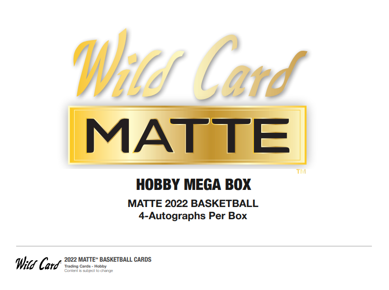  2022-23 Wild Card MATTE Basketball Hobby Pack