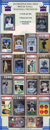 2022 Break King Premium Edition Baseball Box
