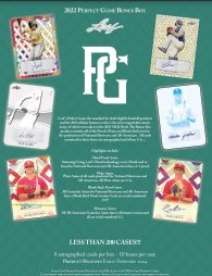 2022 Leaf Perfect Game Baseball Bonus Box 10-Box Case