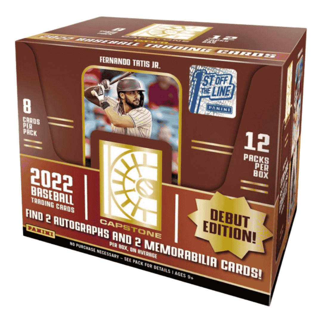 2022 Panini Capstone Baseball 1st Off The Line Hobby Box