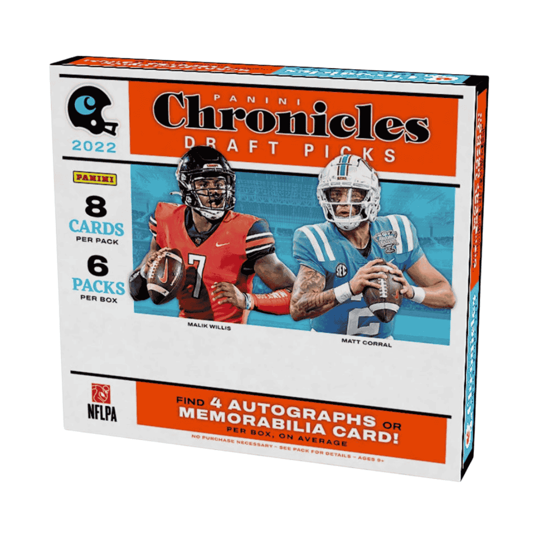 2022 Panini Chronicles Draft Picks Collegiate Football Hobby Box