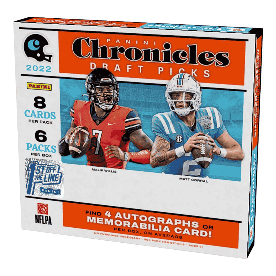 2022 Panini Chronicles Draft Picks Football 1st Off The Line Hobby Box