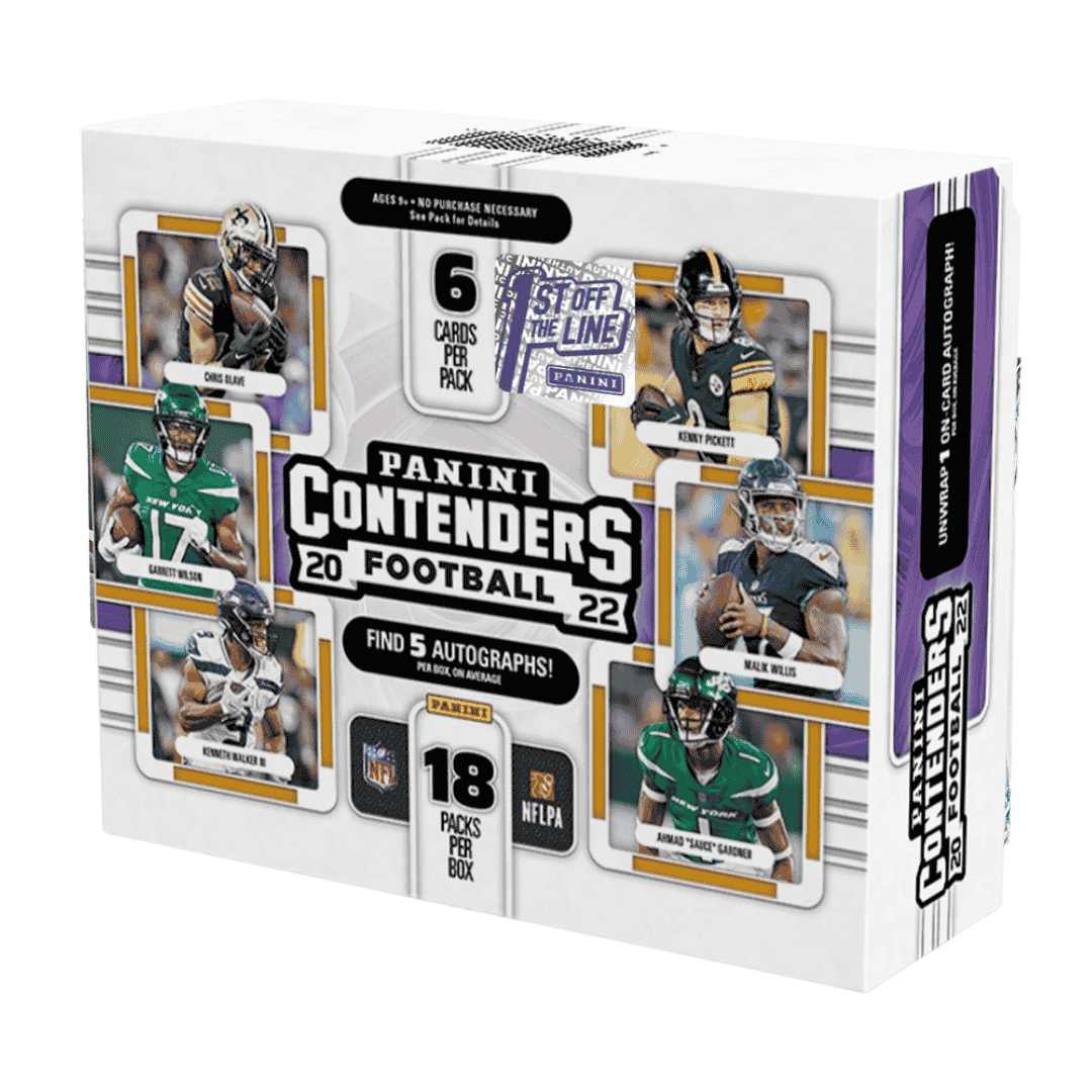 2022 Panini Contenders Football 1st Off The Line Hobby Box