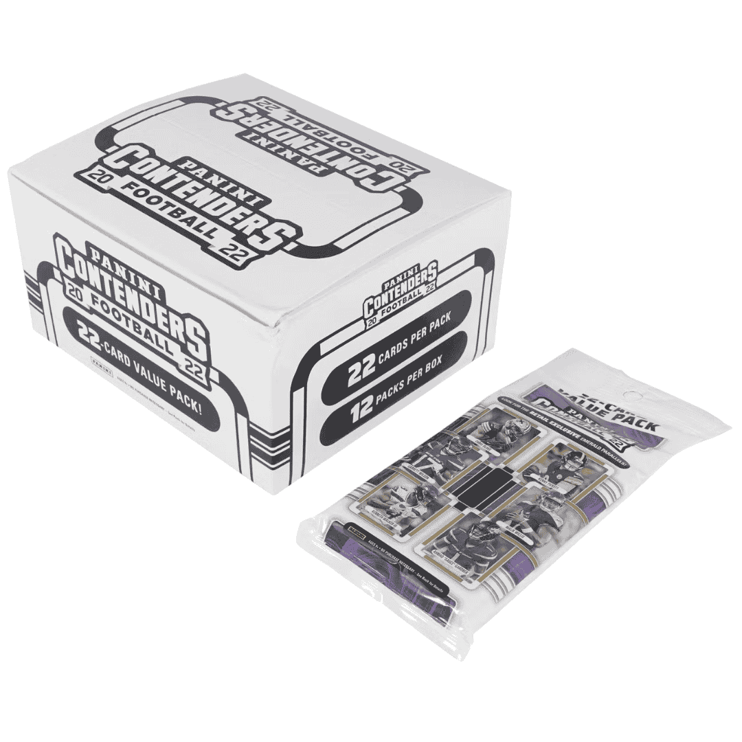 2022 Panini Contenders Football Jumbo Value Pack Box