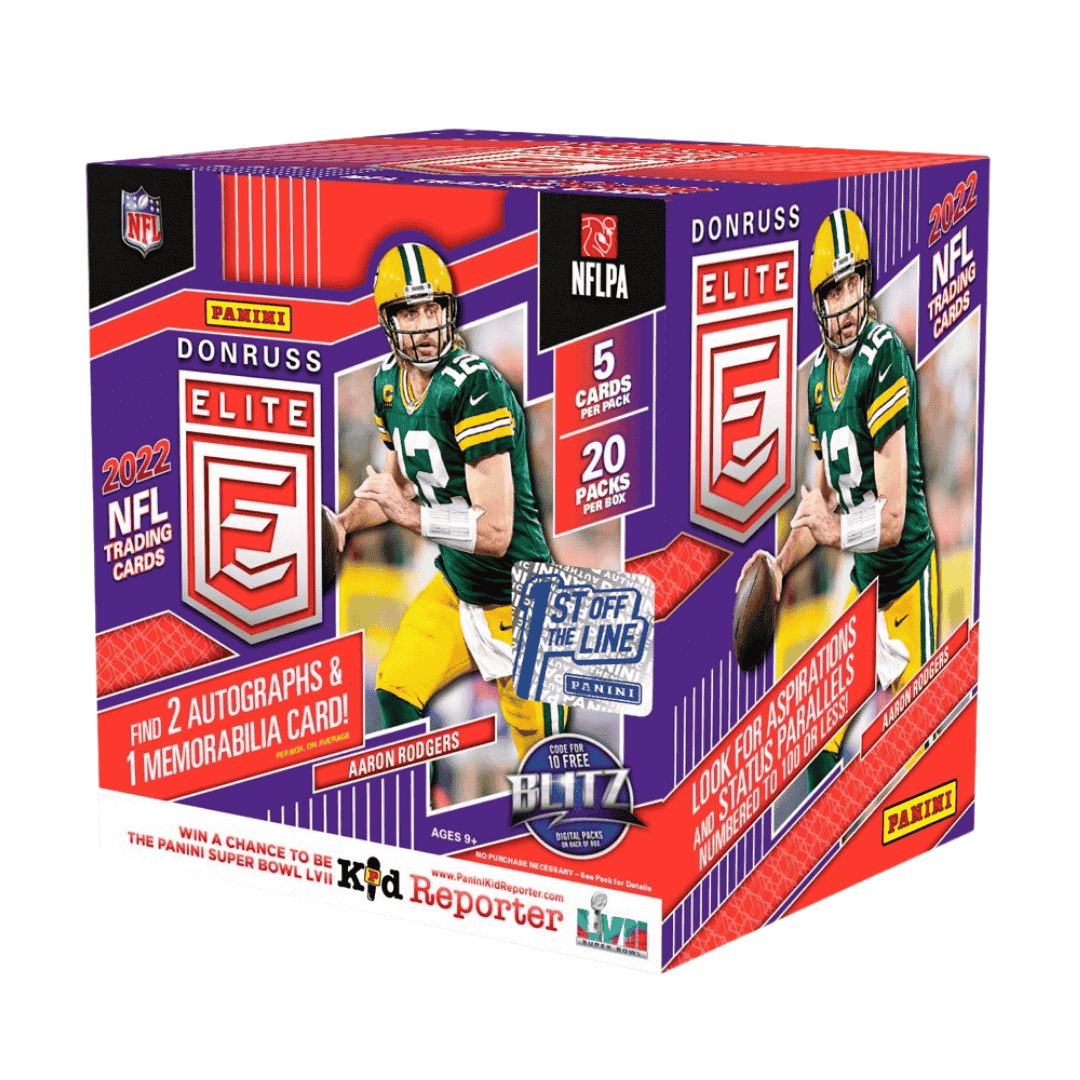 2022 Panini Donruss Elite Football 1st Off The Line Hobby Box