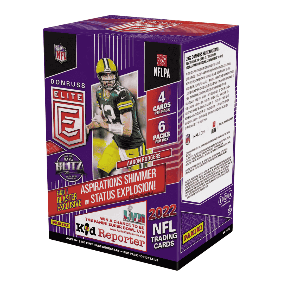 2022 Panini Donruss Elite Football Blaster Box