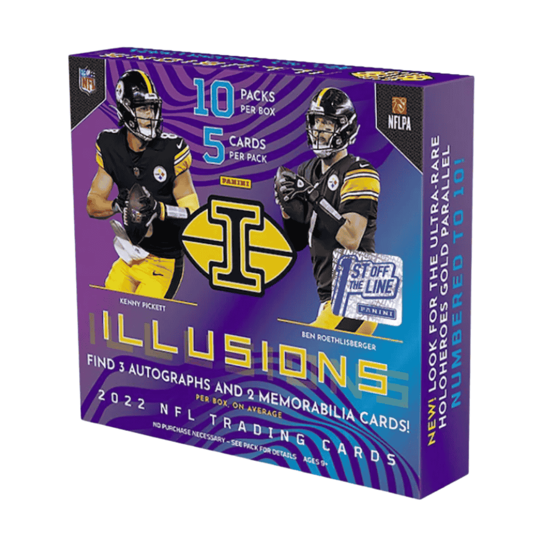 2022 Panini Illusions Football 1st Off The Line Hobby Box