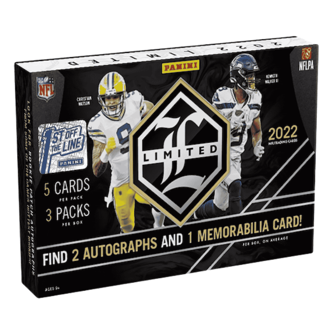 2022 Panini Limited Football 1st Off The Line FOTL Hobby Box
