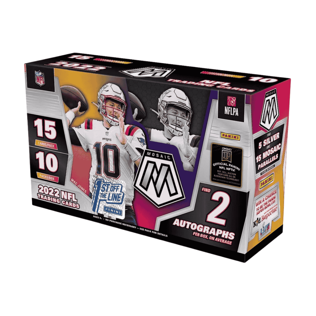 2022 Panini Mosaic Football 1st Off The Line FOTL Hobby Box