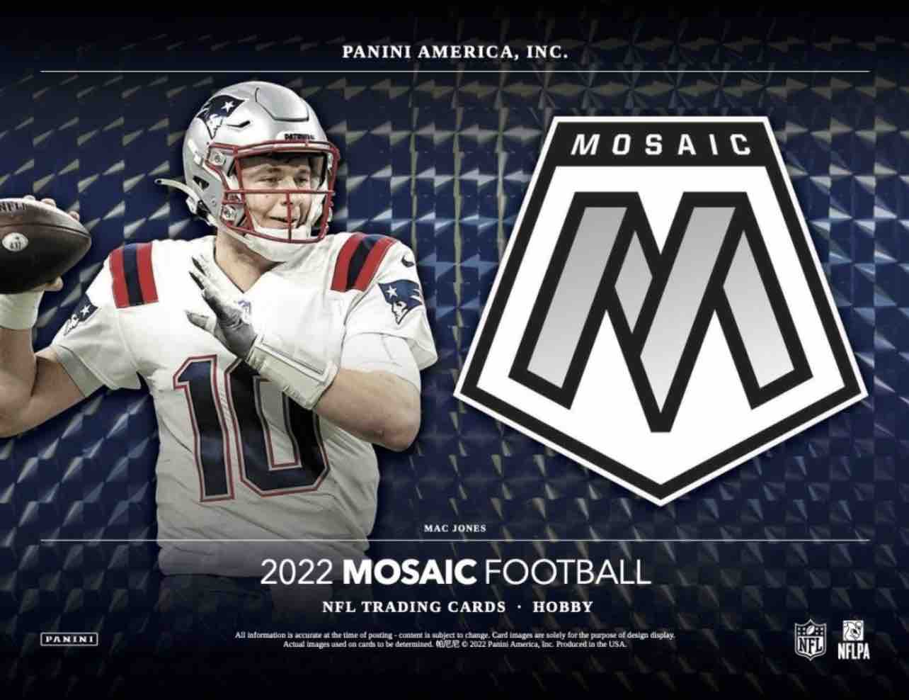 2022 Panini Mosaic Football Hobby Box SLabstat 2022 Panini Mosaic Football Hobby Box SLabstat