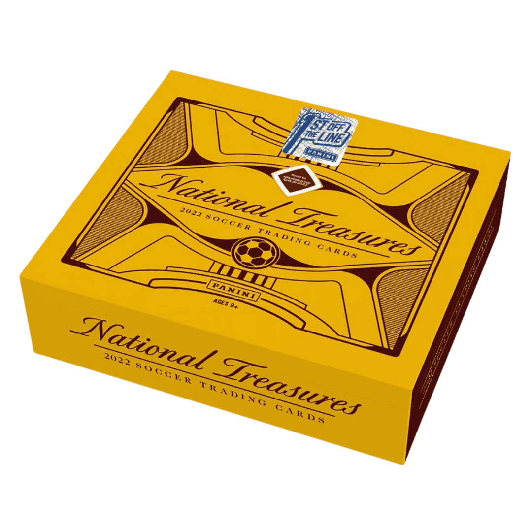 2022 Panini National Treasures FIFA Road to World Cup Soccer Hobby Box - 1st Off The Line