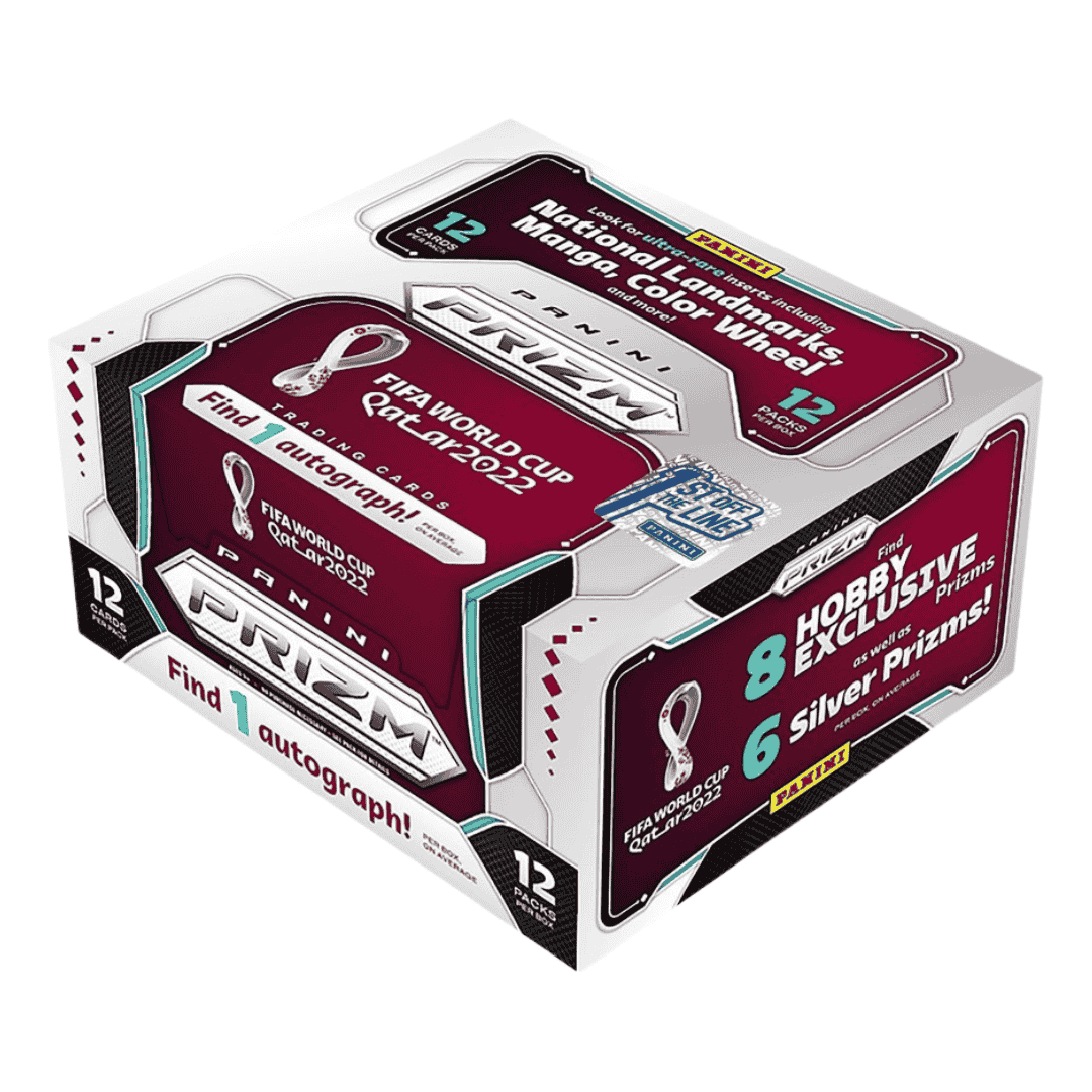 2022 Panini Prizm FIFA World Cup Soccer 1st Off The Line FOTL Hobby Box