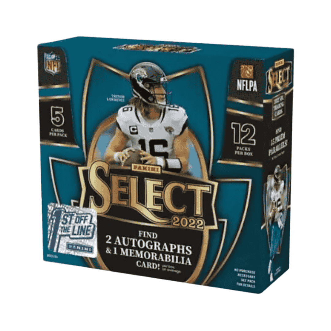 2022 Panini Select Football 1st Off The Line Hobby Box