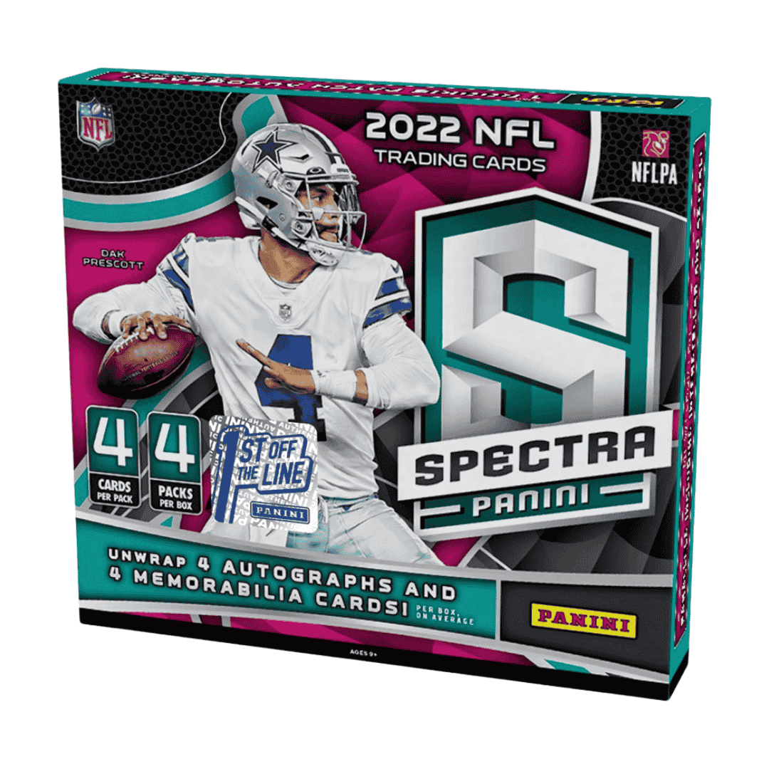 2022 Panini Spectra Football 1st Off The Line Hobby Box