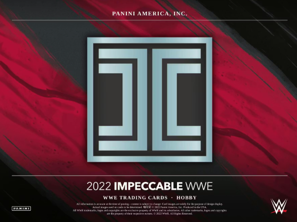 2022 Panini WWE Impeccable Wrestling 1st Off The Line FOTL Hobby Box
