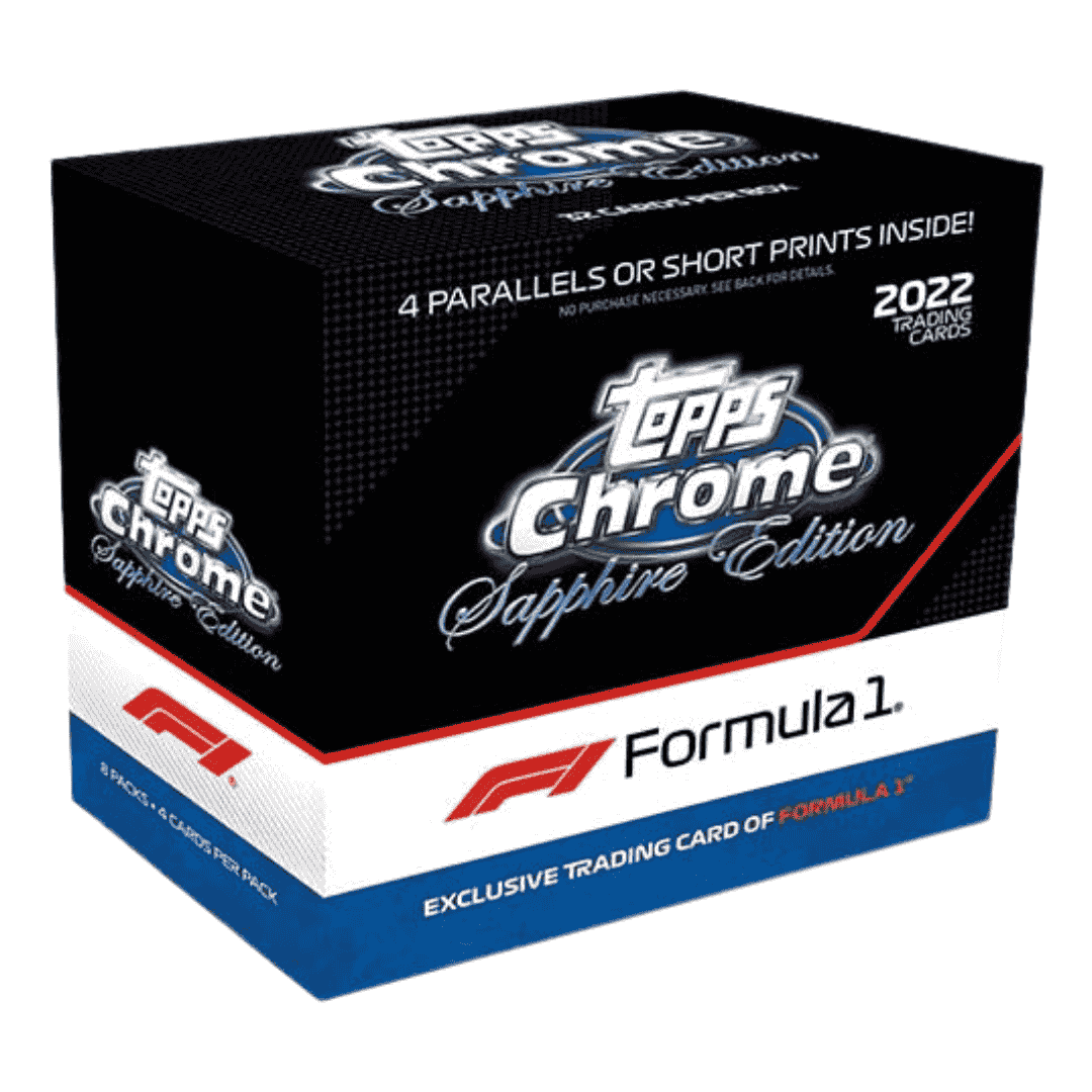 2022 Topps Chrome Formula 1 Racing Sapphire Edition Box