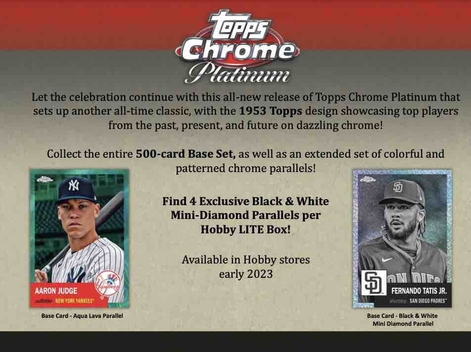 2022 Topps Chrome Platinum Anniversary Baseball Lite Box SLabstat 2022 Topps Chrome Platinum Anniversary Baseball Lite Box SLabstat