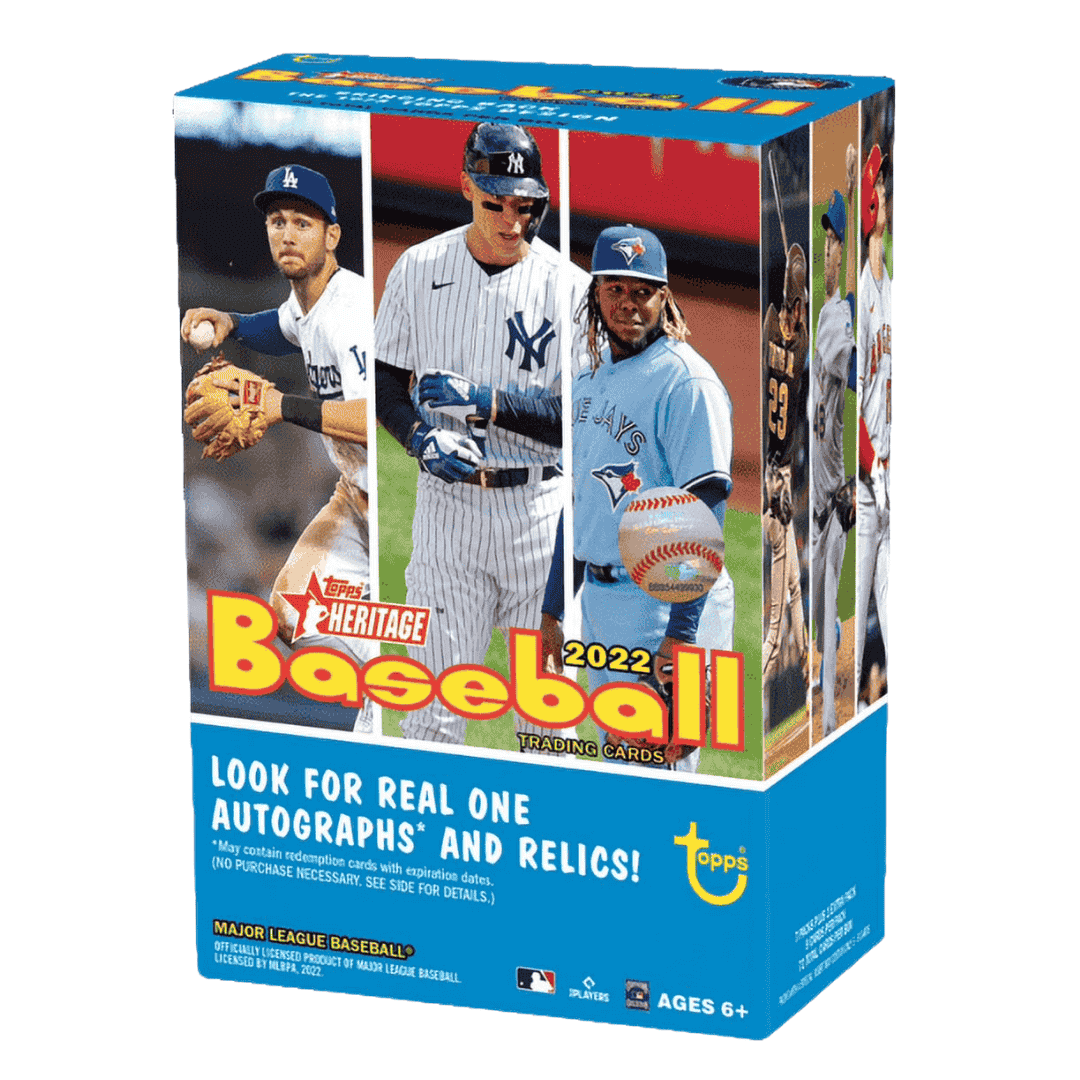 2022 Topps Heritage Baseball Blaster Box (Comics!)