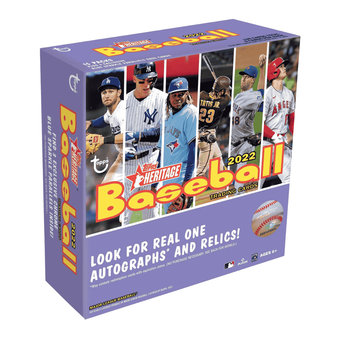 2022 Topps Heritage Baseball Mega Box
