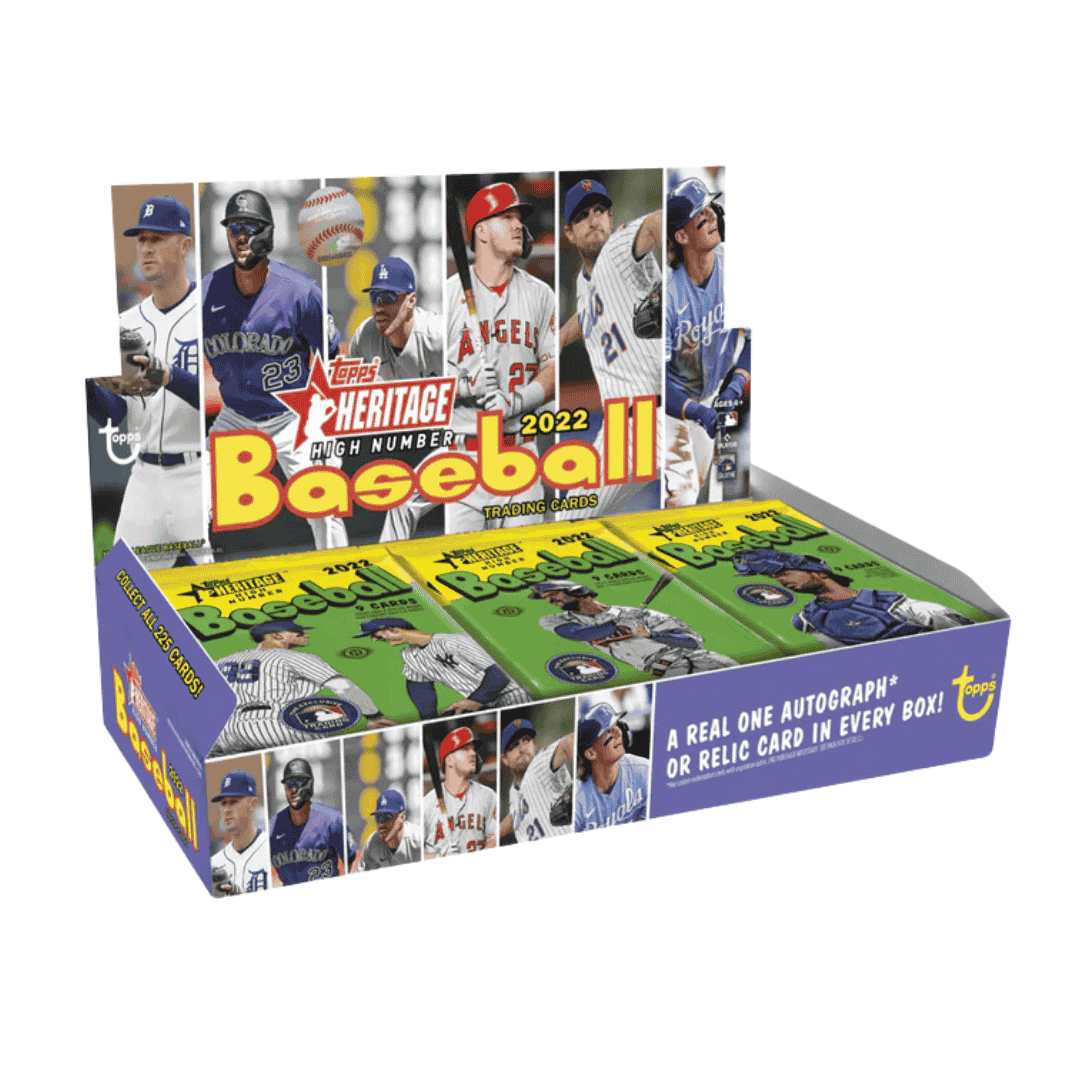 2022 Topps Heritage High Number Baseball Hobby Box