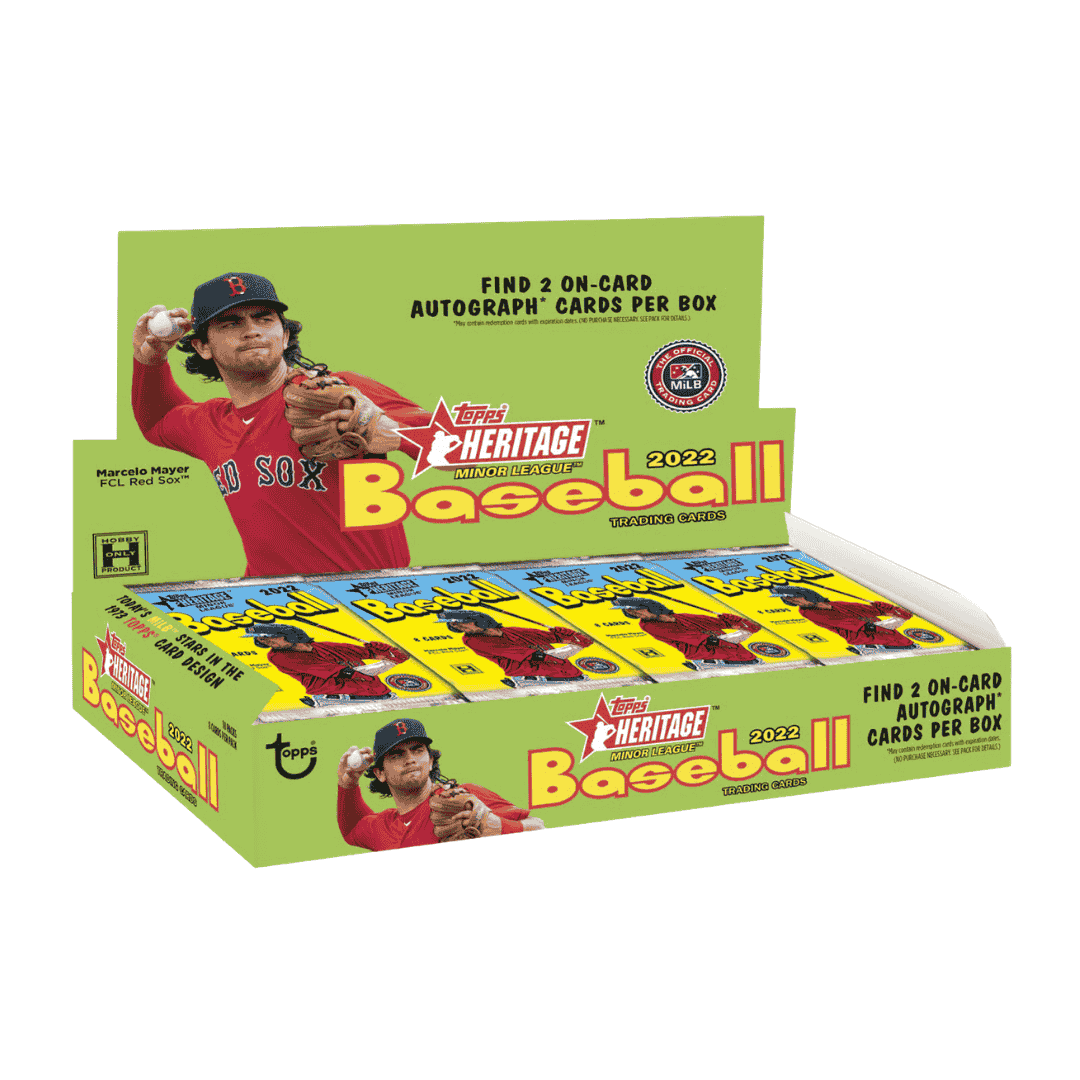 2022 Topps Heritage Minor League Baseball Hobby Box