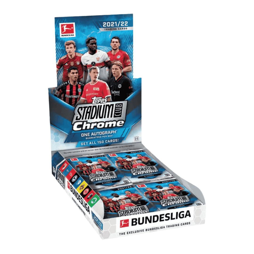 2022 Topps Stadium Club Chrome Bundesliga Soccer Hobby Box