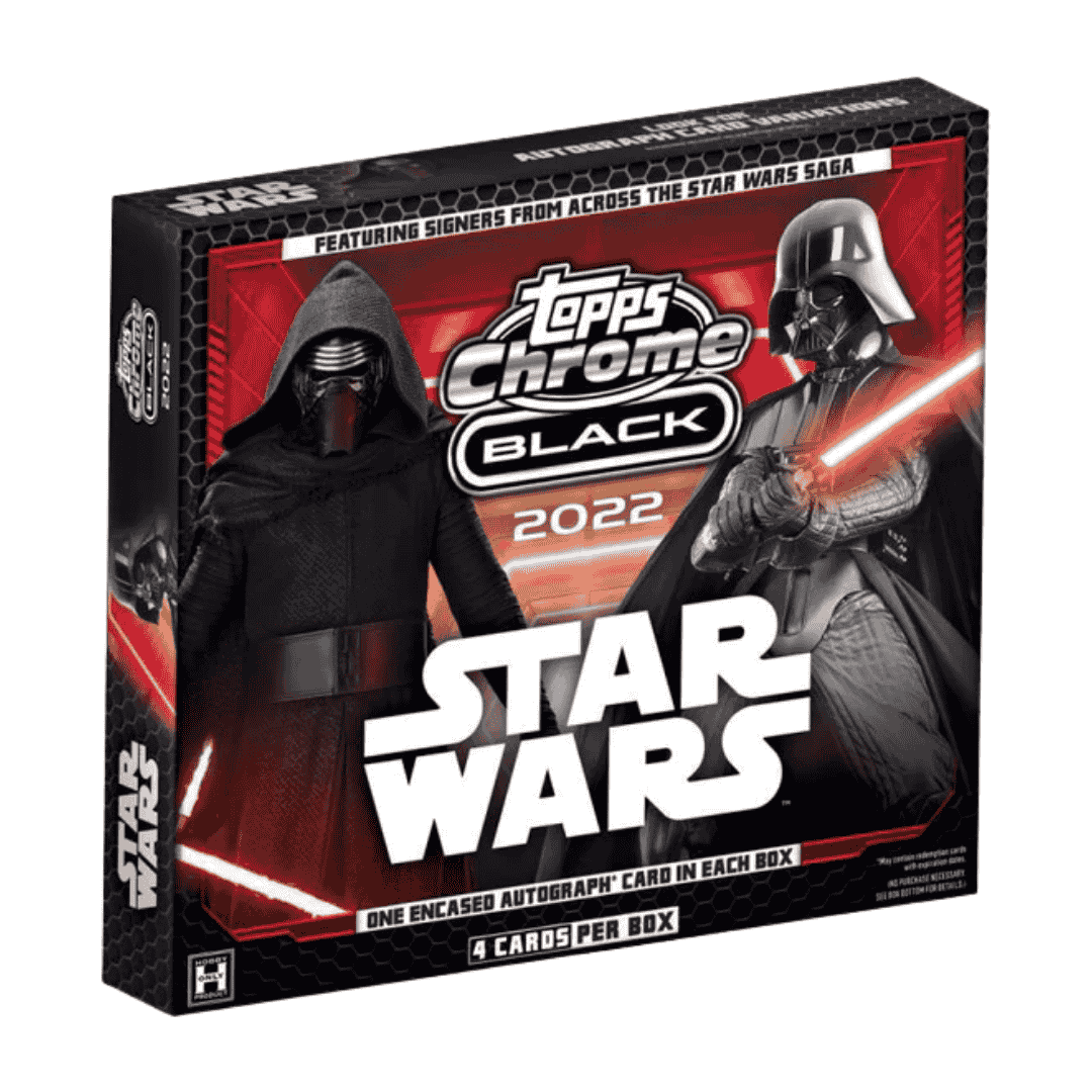 2022 Topps Star Wars Chrome Black Hobby Box