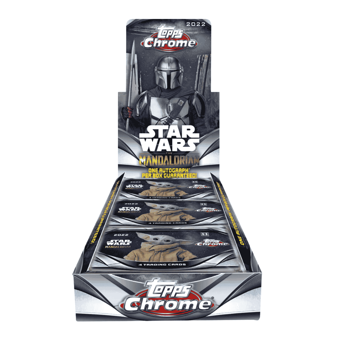 2022 Topps Star Wars: The Mandalorian Chrome Beskar Edition Hobby Box