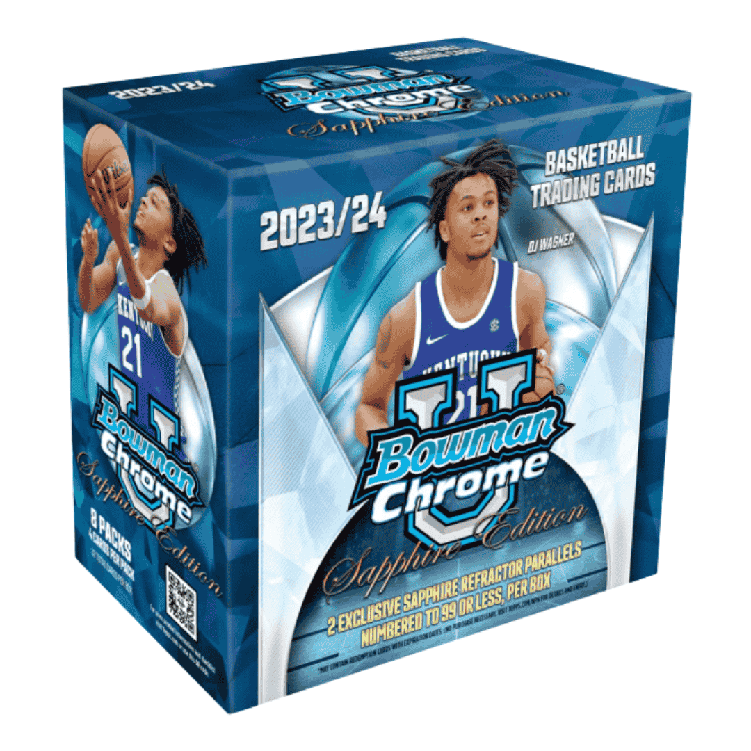 2023-24 Bowman University Chrome Basketball Sapphire Box