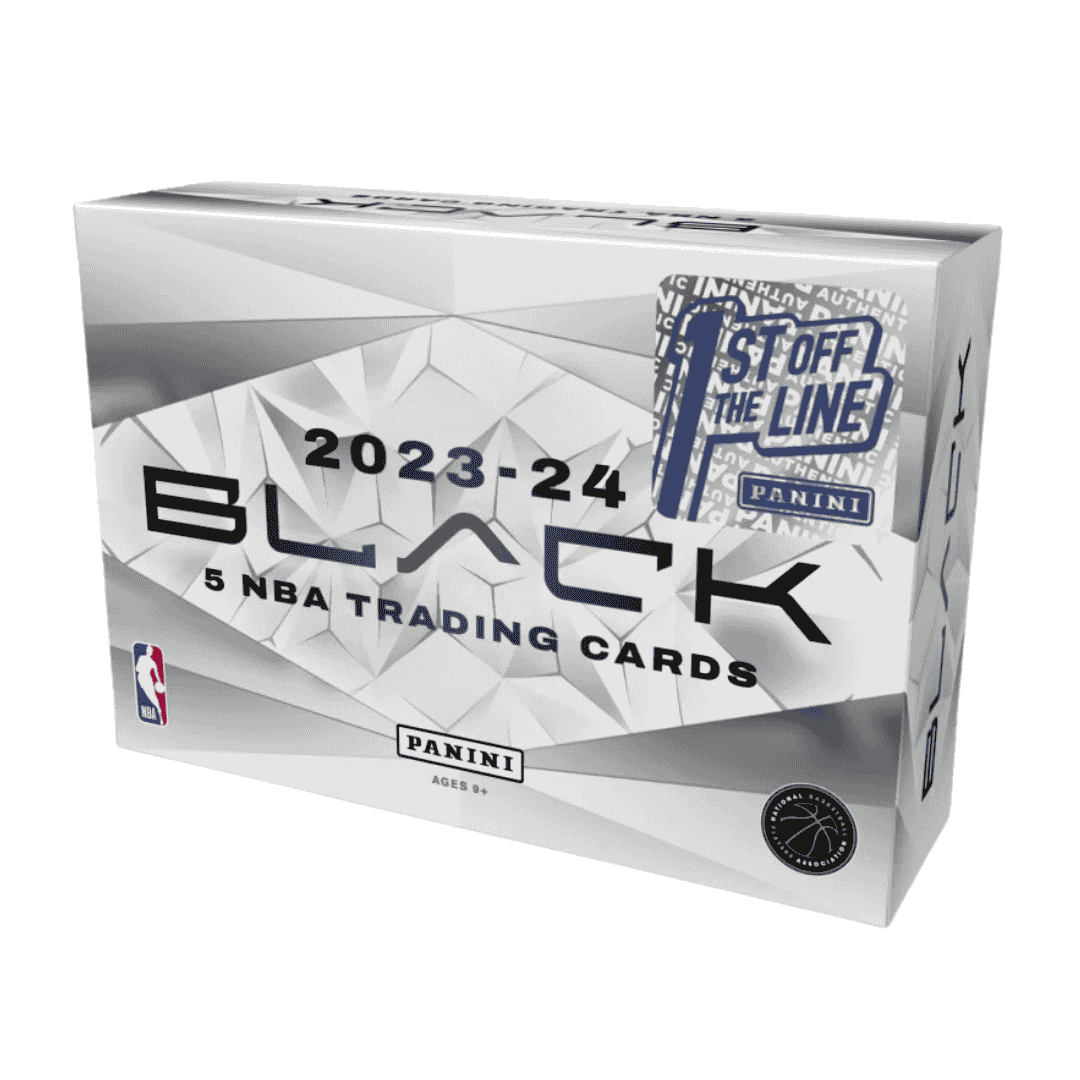 2023-24 Panini Black Basketball Hobby Box - 1st Off The Line