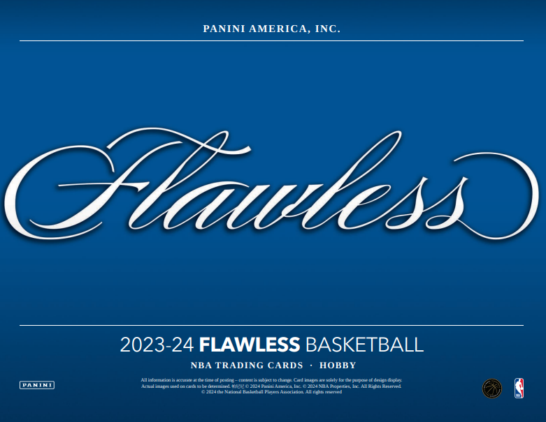 2023-24 Panini Flawless Basketball 1st Off The Line Hobby 2-Box Case