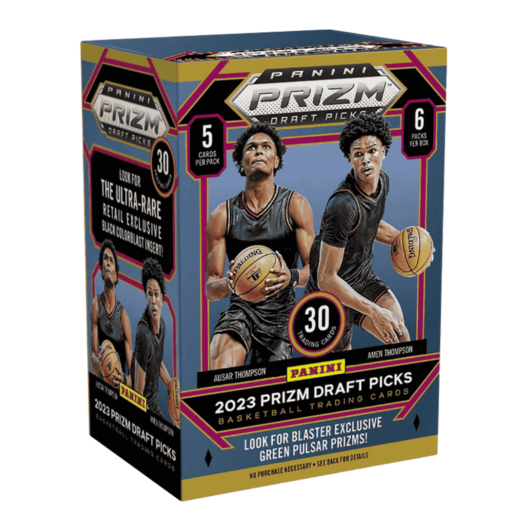 2023-24 Panini Prizm Collegiate Draft Picks Basketball Blaster Box (Green Wave Prizms)