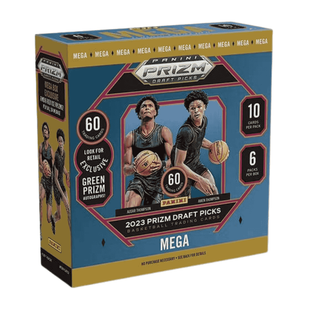 2023-24 Panini Prizm Draft Picks Basketball Mega Box (Red Ice Prizms!)
