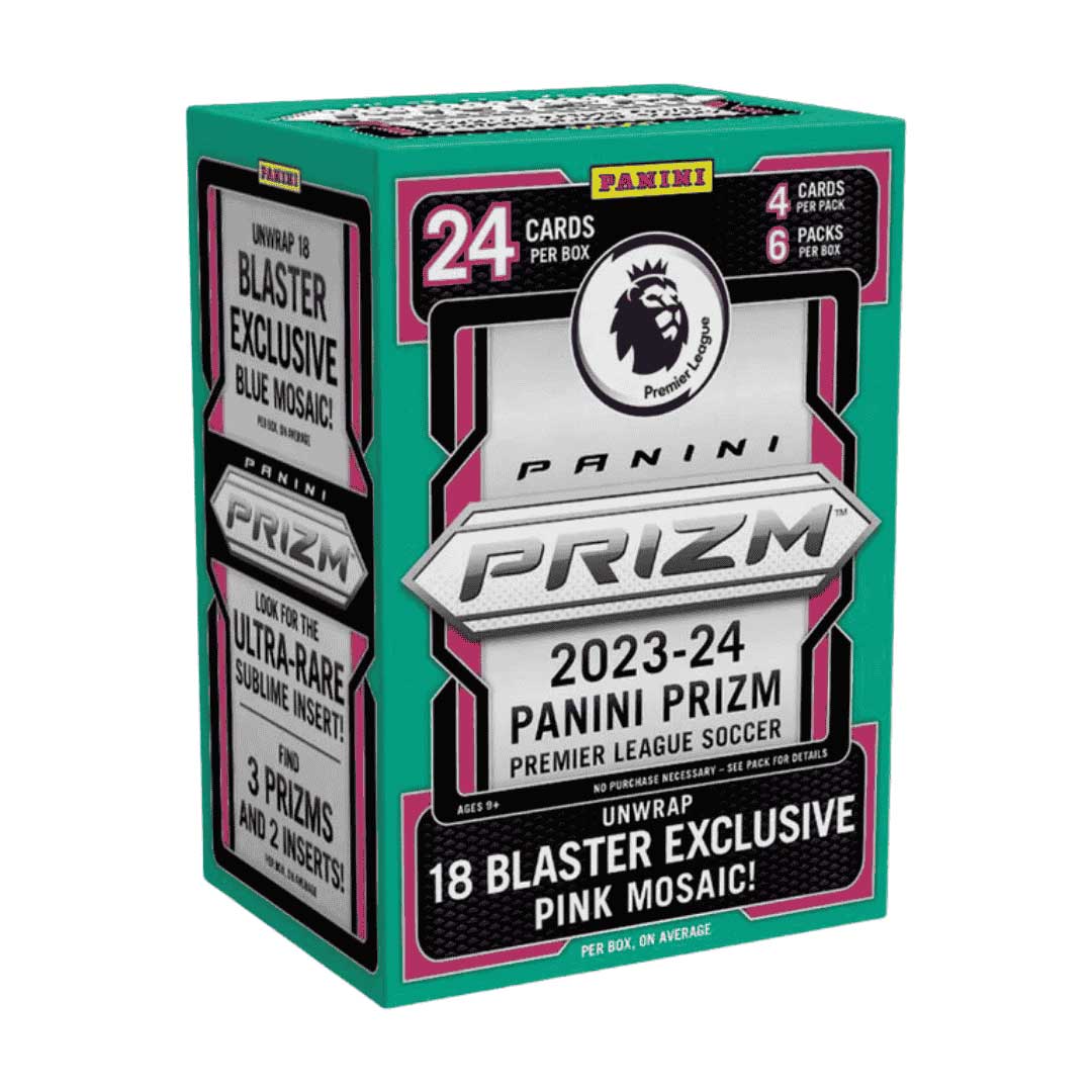 2023-24 Panini Prizm Premier League EPL Soccer Blaster Box (Pink Mosaic Prizms!)