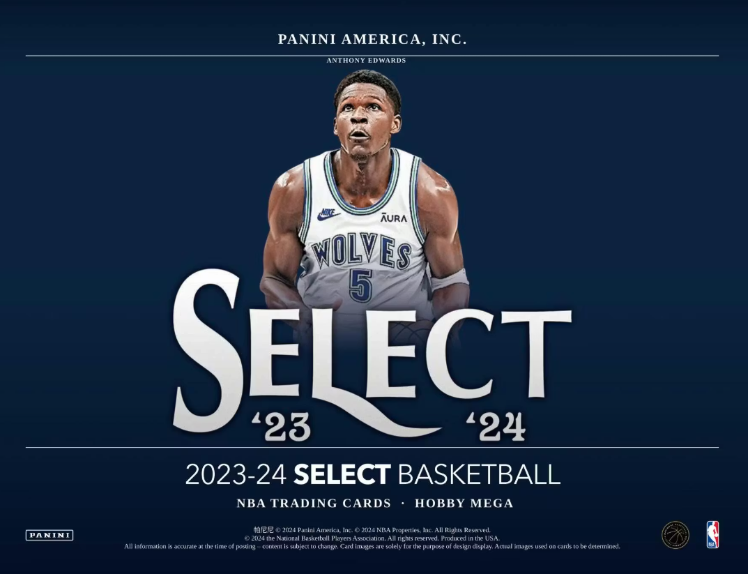 2023-24 Panini Select Basketball Hobby Mega Box (Green Shock Prizms)