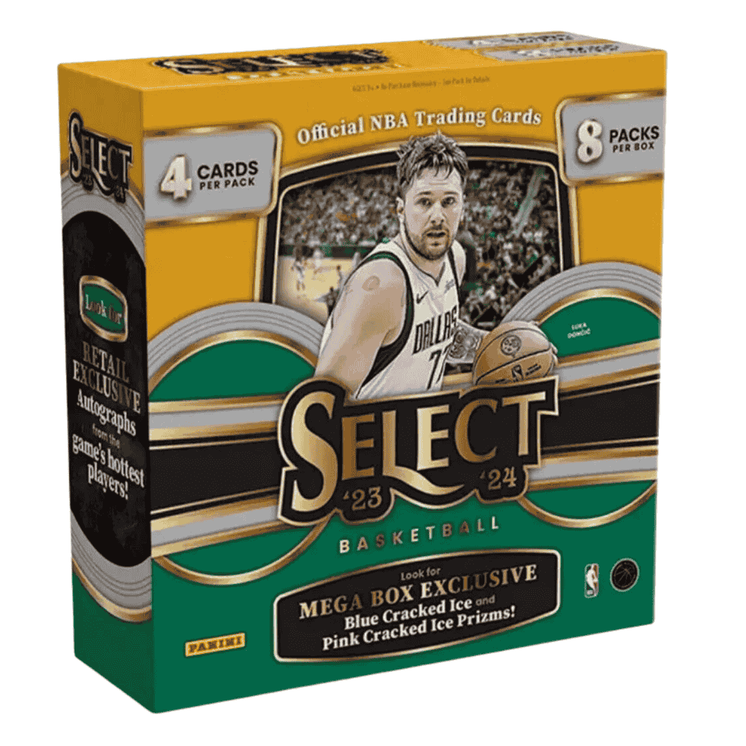 2023-24 Panini Select Basketball Mega Box (Blue and Pink Cracked Ice Prizms)