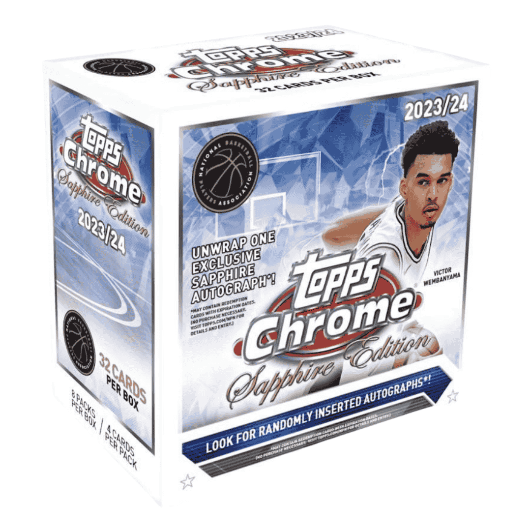2023-24 Topps Chrome Basketball Sapphire Edition Box