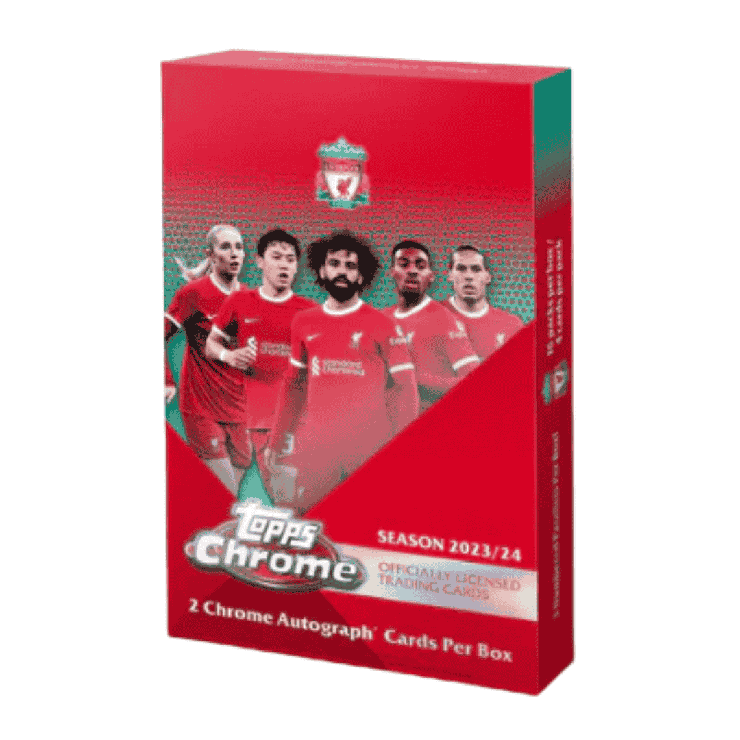 2023-24 Topps Chrome Liverpool FC Soccer Team Set Box