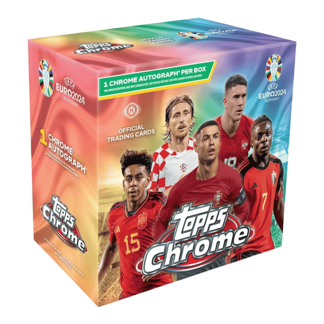 2023-24 Topps Chrome UEFA EURO Soccer Hobby Box