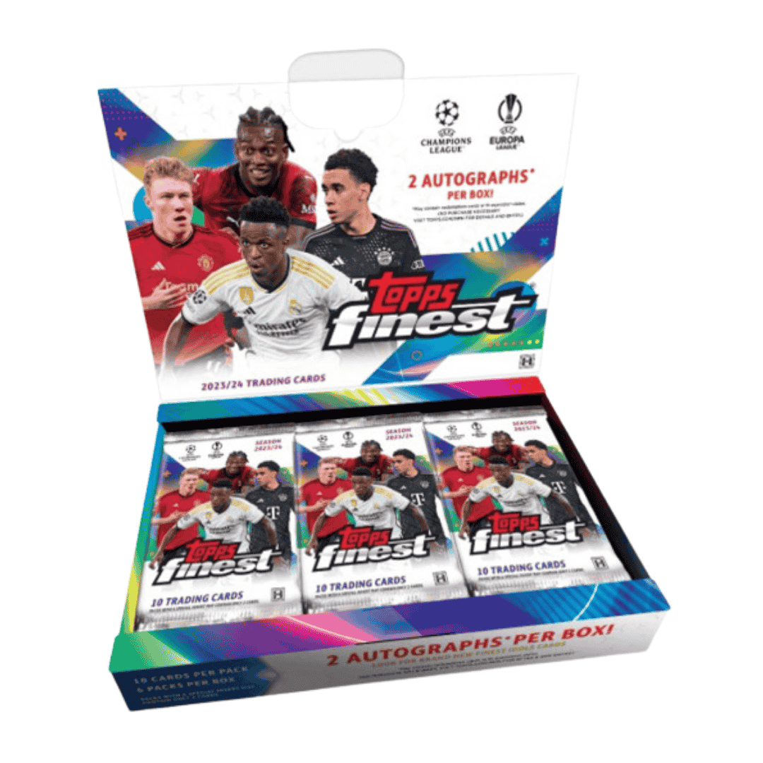 2023-24 Topps UEFA Club Competitions Finest Soccer Hobby Box