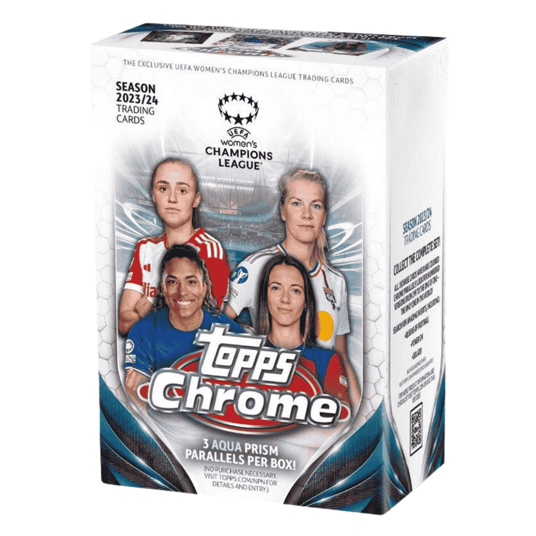 2023-24 Topps UEFA Women's Champions League Chrome Soccer Blaster Box