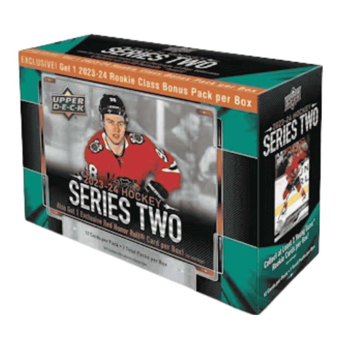 2023-24 Upper Deck Series 2 Hockey Mega Box (Rookie Class Bonus Pack!)