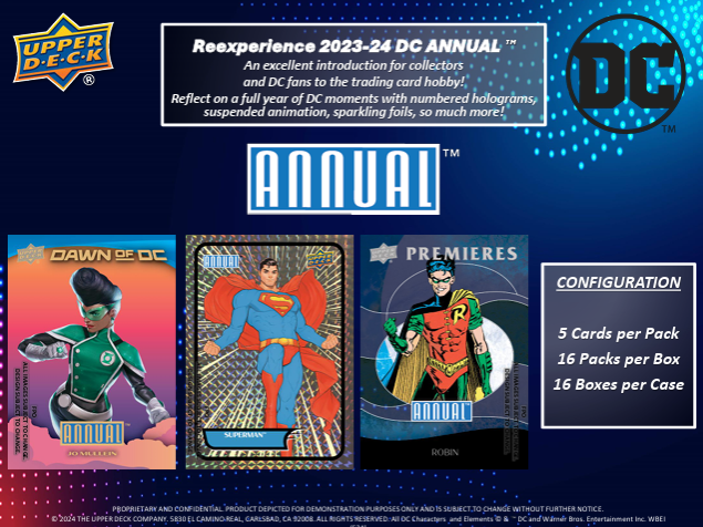 2023-24Upper Deck DC Annual 6-Pack Blaster 20-Box Case