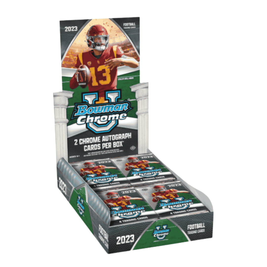 2023 Bowman Chrome University Football Hobby Box