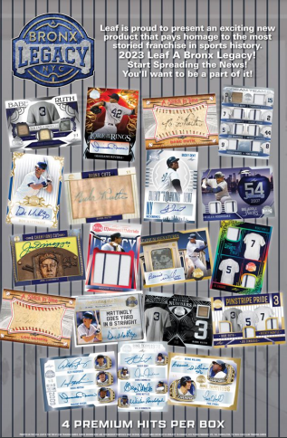 2023 Leaf A Bronx Legacy Baseball Box