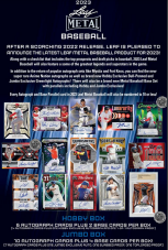 2023 Leaf Meta Baseball Hobby 10-Box Case