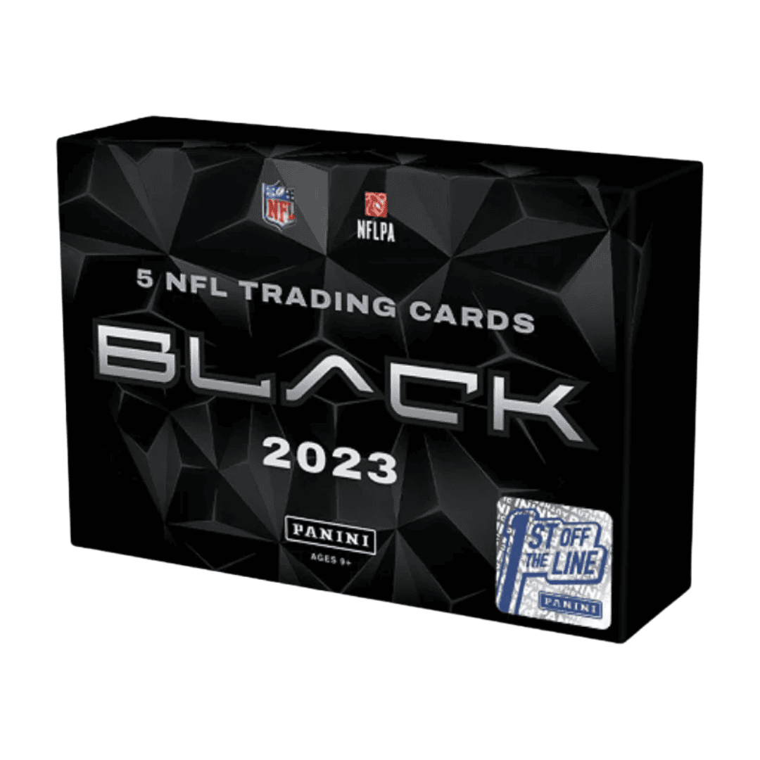 2023 Panini Black Football 1st Off The Line Hobby Box