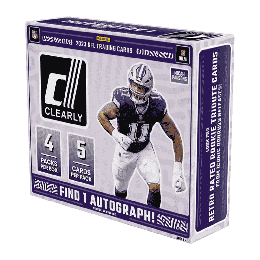 2023 Panini Clearly Donruss Football Hobby Box