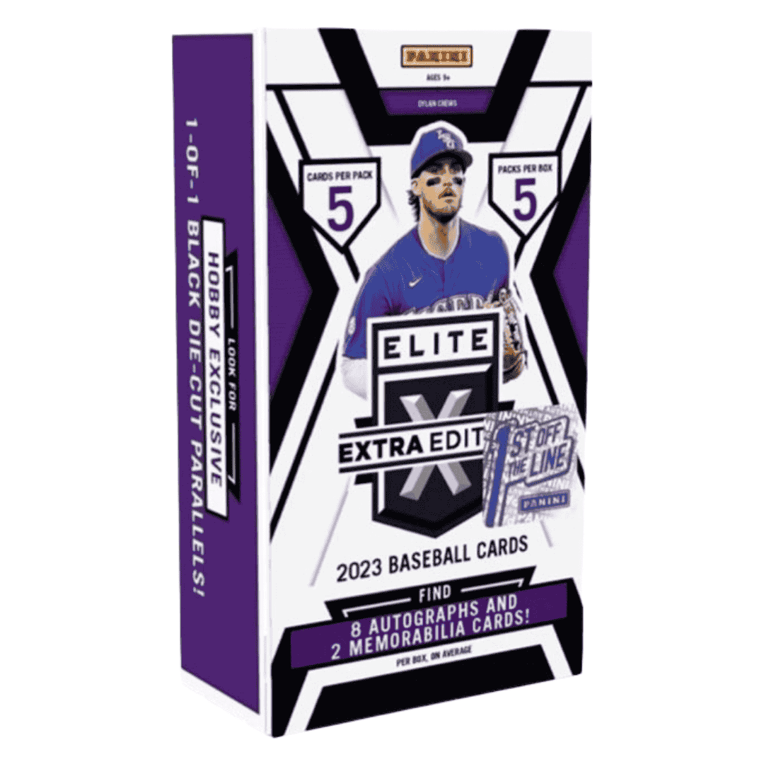 2023 Panini Elite Extra Edition Baseball 1st Off The Line Hobby Box