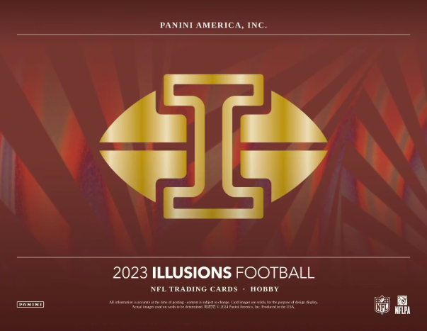 2023 Panini Illusions Football 1st Off The Line Hobby Box